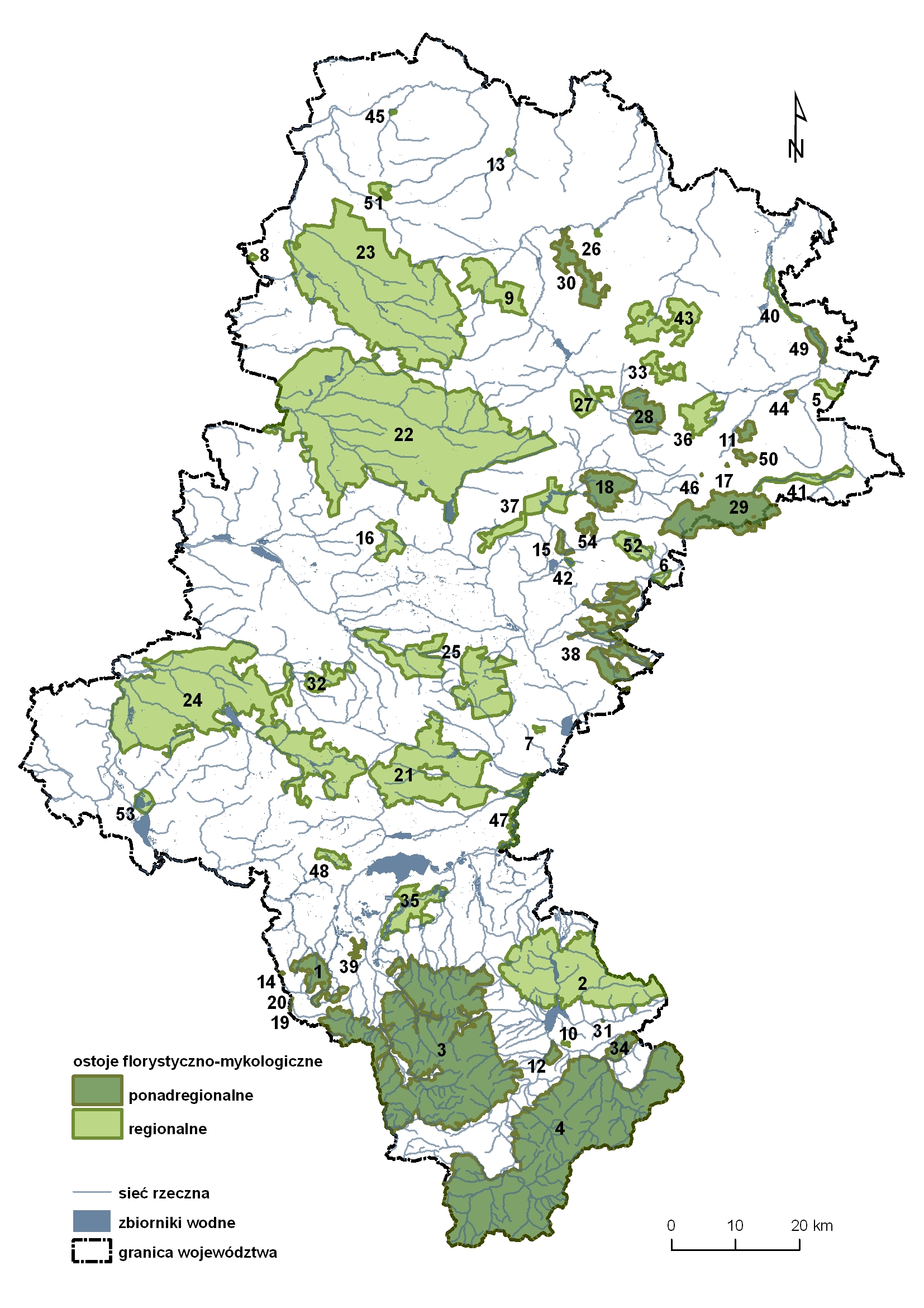 Ostoje florystyczno-mykologiczne (regionalne) w województwie śląskim (2015)