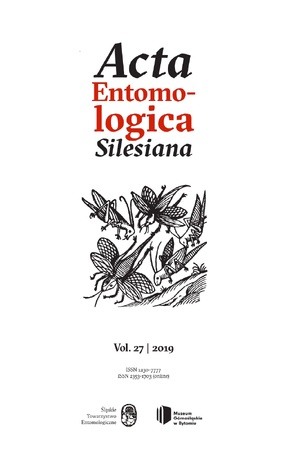 czasopismo naukowe „Acta Entomologica Silesiana”, okładka