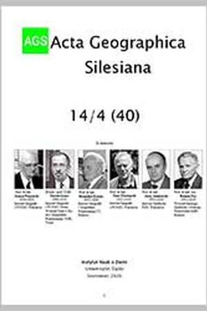 czasopismo naukowe „Acta Geographica Silesiana”, okładka