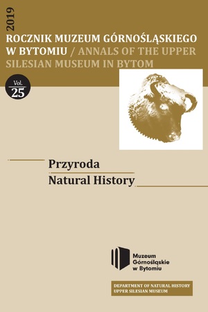 Rocznik Muzeum Górnośląskiego w Bytomiu. Przyroda - Annals of the Upper Silesian Museum in Bytom. Natural History , okładka